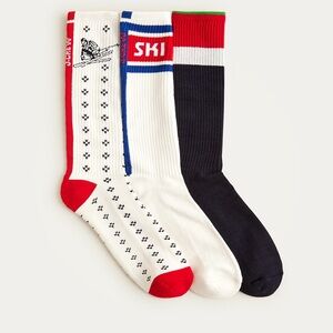 U.S. Ski & Snowboard by J.Crew cotton socks three-pack
